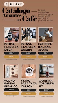 catalogo amantes cafe 2019